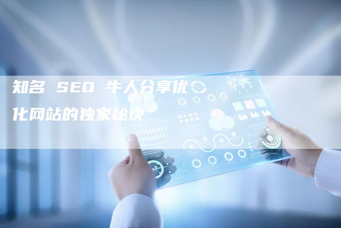 知名 SEO 牛人分享优化网站的独家秘诀