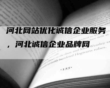 河北网站优化诚信企业服务，河北诚信企业品牌网