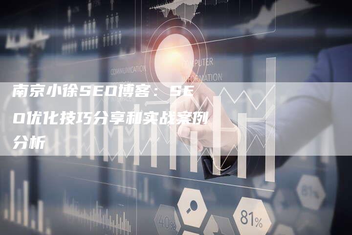 南京小徐SEO博客：SEO优化技巧分享和实战案例分析