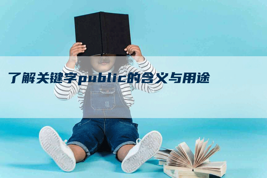 了解关键字public的含义与用途