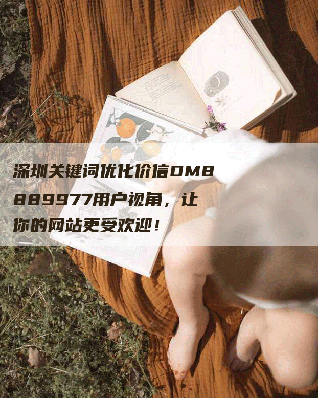 深圳关键词优化价信DM8889977用户视角，让你的网站更受欢迎！