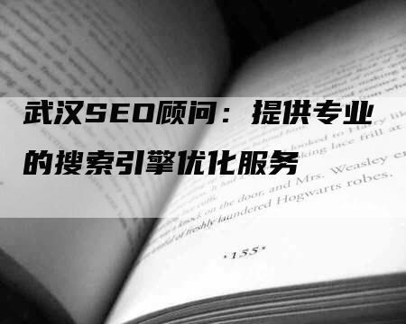 武汉SEO顾问：提供专业的搜索引擎优化服务