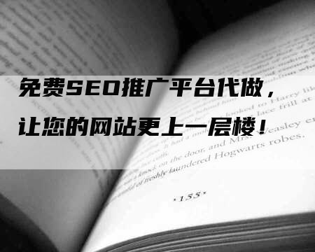 免费SEO推广平台代做，让您的网站更上一层楼！-网站排名优化网