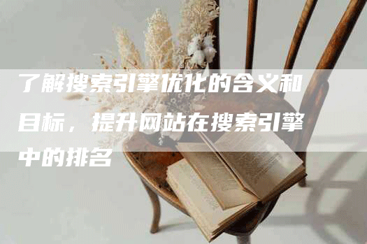 了解搜索引擎优化的含义和目标，提升网站在搜索引擎中的排名