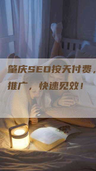 肇庆SEO按天付费，精准推广，快速见效！