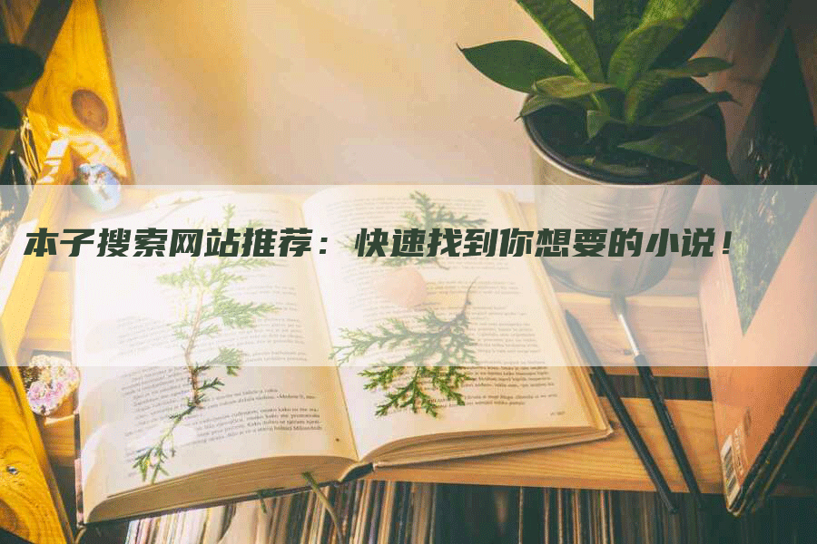 本子搜索网站推荐：快速找到你想要的小说！