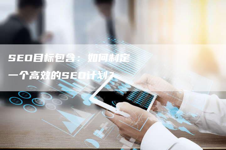 SEO目标包含：如何制定一个高效的SEO计划？-网站排名优化网