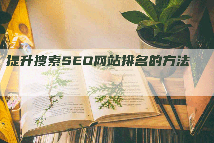 提升搜索SEO网站排名的方法