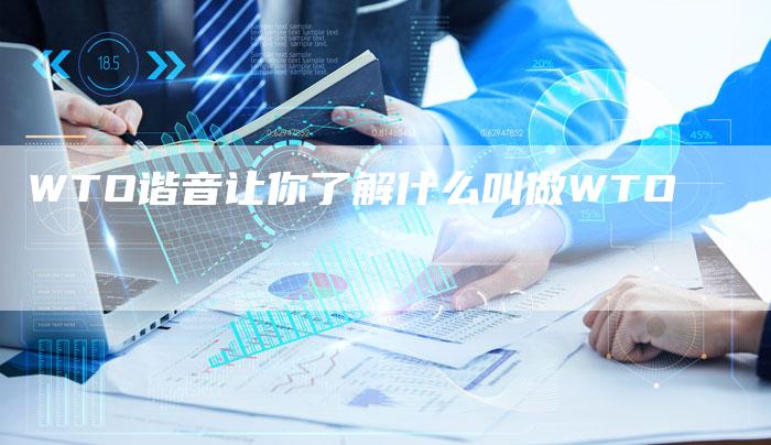 WTO谐音让你了解什么叫做WTO