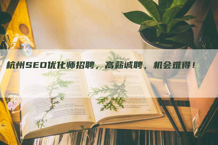 杭州SEO优化师招聘，高薪诚聘，机会难得！-网站排名优化网