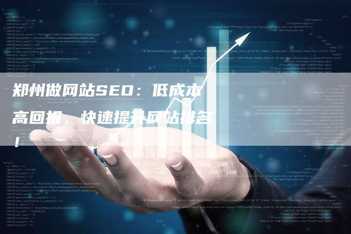 郑州做网站SEO：低成本高回报，快速提升网站排名！-网站排名优化网