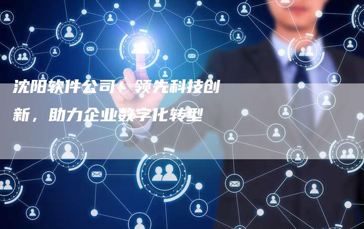 沈阳软件公司：领先科技创新，助力企业数字化转型