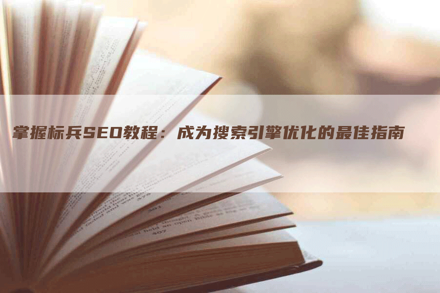 掌握标兵SEO教程：成为搜索引擎优化的最佳指南-网站排名优化网