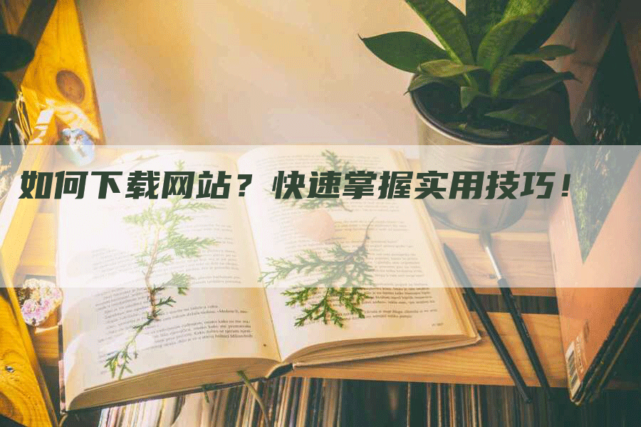 如何下载网站？快速掌握实用技巧！