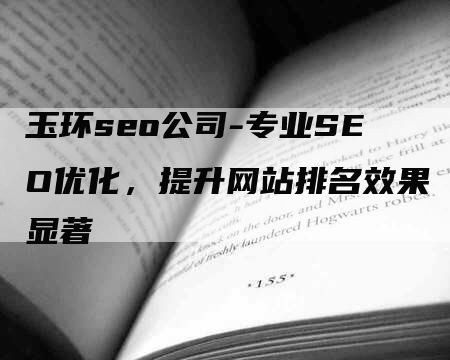 玉环seo公司-专业SEO优化，提升网站排名效果显著