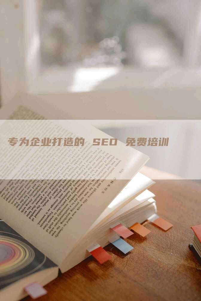 专为企业打造的 SEO 免费培训