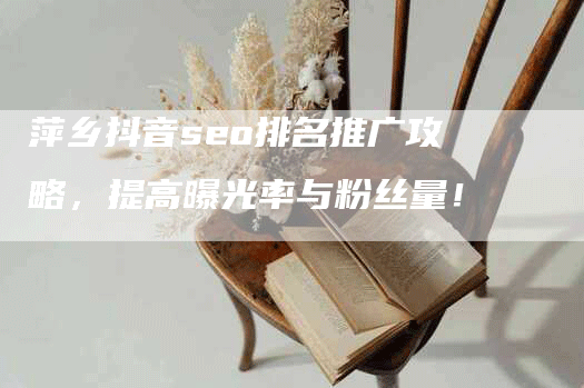 萍乡抖音seo排名推广攻略，提高曝光率与粉丝量！-网站排名优化网