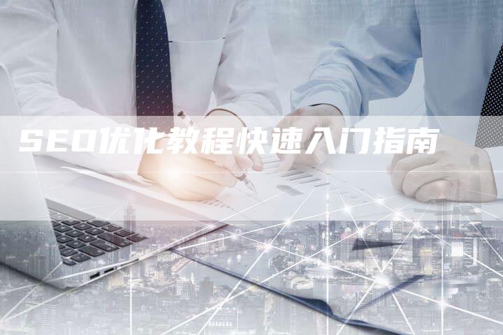 SEO优化教程快速入门指南