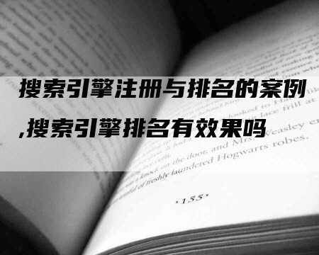 搜索引擎注册与排名的案例,搜索引擎排名有效果吗