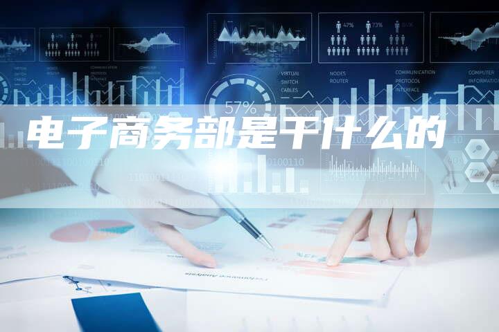 电子商务部是干什么的