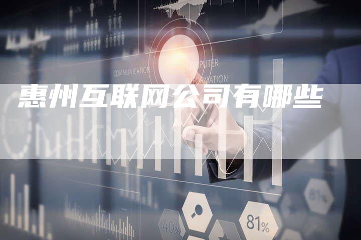 惠州互联网公司有哪些-网站排名优化网