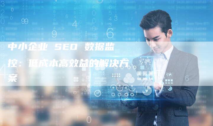 中小企业 SEO 数据监控：低成本高效益的解决方案-网站排名优化网