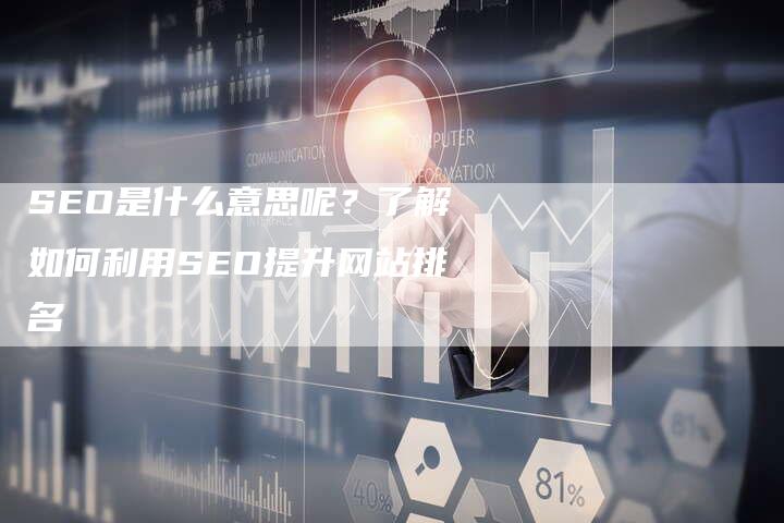 SEO是什么意思呢？了解如何利用SEO提升网站排名